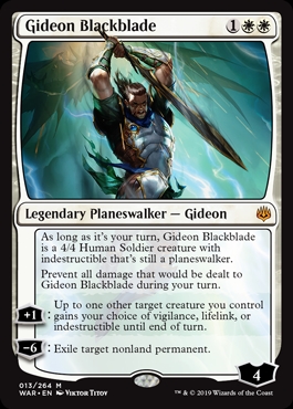 Gideon Blackblade War of the Spark